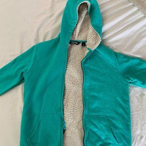 Lands'end fleece lined cozy hoodie